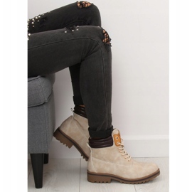 Cizme din lemn pentru femei bej GD-ZN27 Bej 1 Cizme din lemn pentru femei bej GD-ZN27 Bej 1