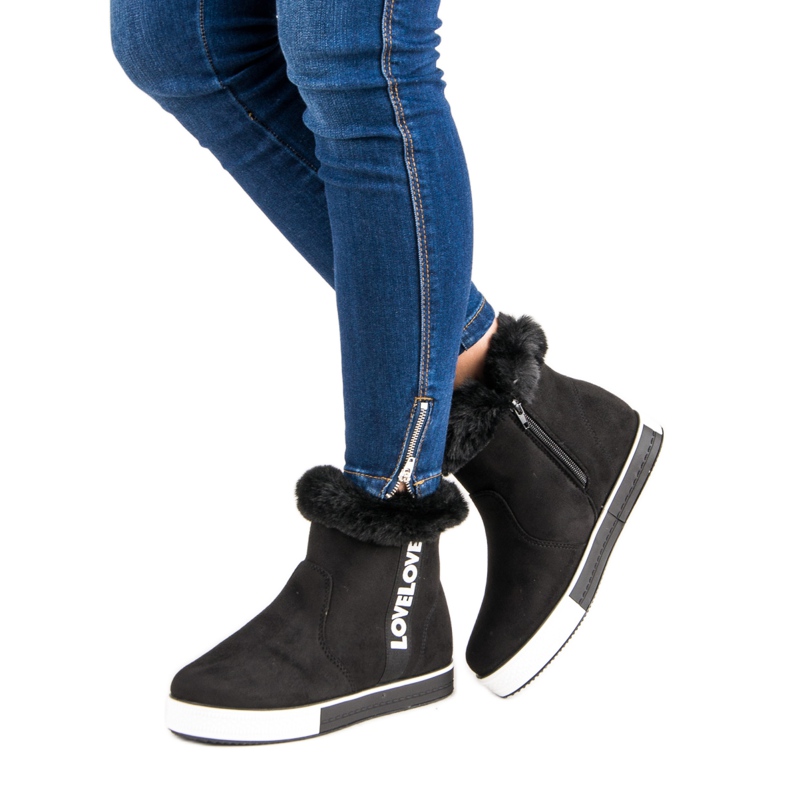 Ghete sport negru 1 Ghete sport negru 1