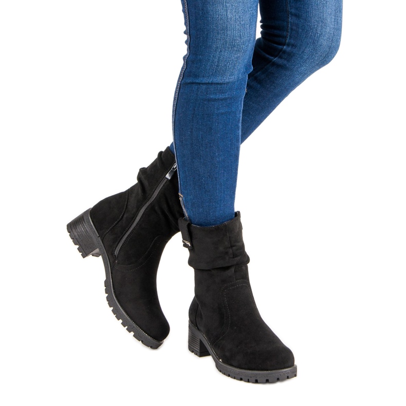 Filippo Ghete de dama inalte negru 2