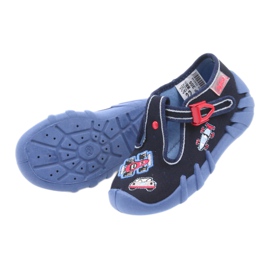 Pantofi pentru copii Befado 110P305 papuci albastru roșu albastru marin 4