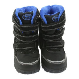 American Club Cizme cu membrană American 0926 negru albastru 3