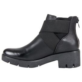 Cizme la modă negru 1