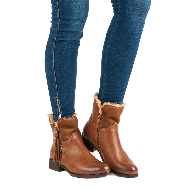 Forever Folie Cizme de damă calde maro 1 Forever Folie Cizme de damă calde maro 1