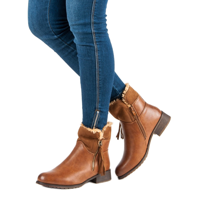 Forever Folie Cizme de damă calde maro 2 Forever Folie Cizme de damă calde maro 2