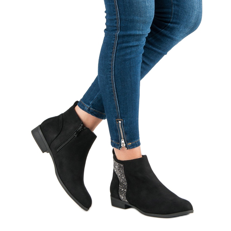 Sergio Todzi Cizme plate elegante negru 2