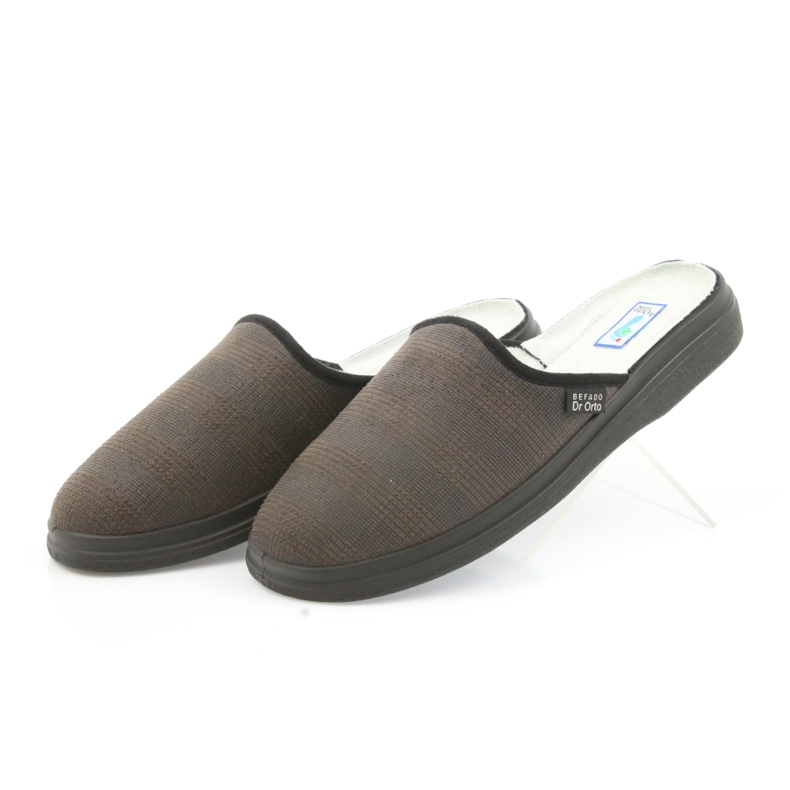 Pantofi bărbați Befado papuci papuci de sănătate 125m012 negru maro 3 Pantofi bărbați Befado papuci papuci de sănătate 125m012 negru maro 3