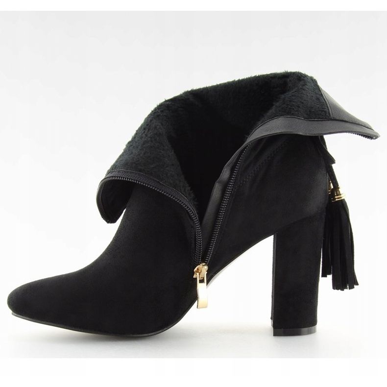 Negru FA183 Tocuri înalte negre 2