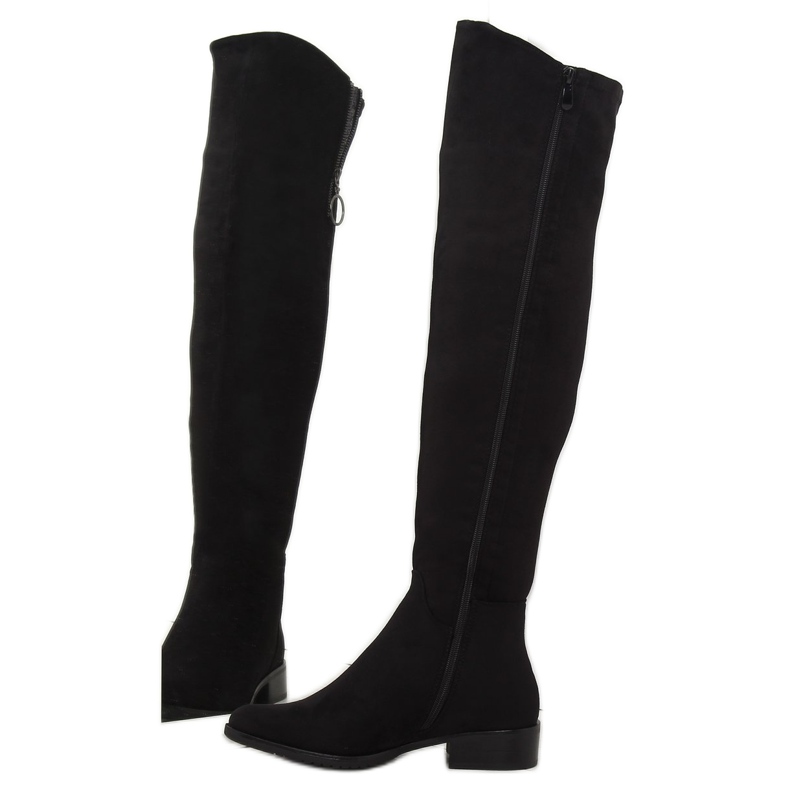 Cizme peste genunchi negru 7552-PG negru 2 Cizme peste genunchi negru 7552-PG negru 2