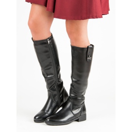 Filippo Cizme plate clasice negru 1