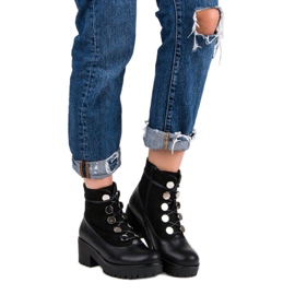 Queen Vivi Muncitori dantelați negru 1