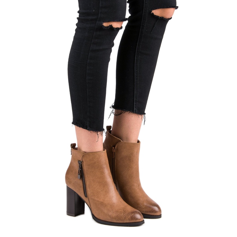 Super Mode Tocuri înalte de cămilă maro 1