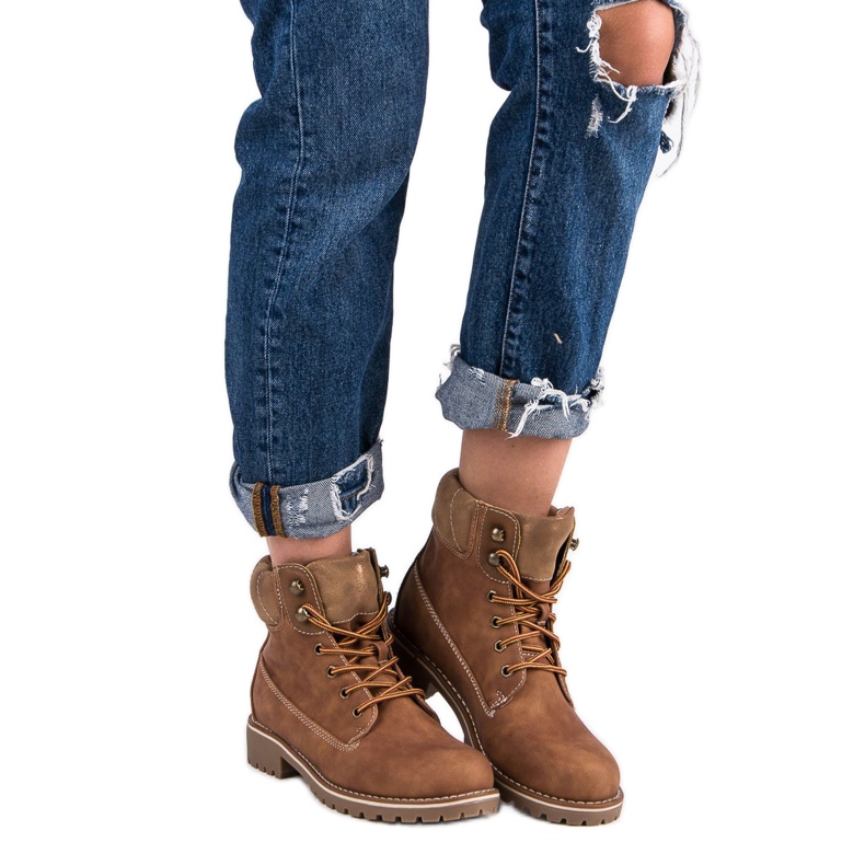 Super Me Capcani înnodați maro 1