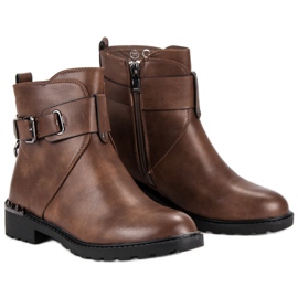 Groto Gogo Cizme confortabile pentru muncitori maro 1