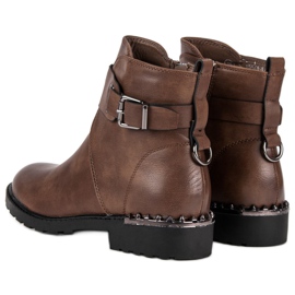 Groto Gogo Cizme confortabile pentru muncitori maro 2