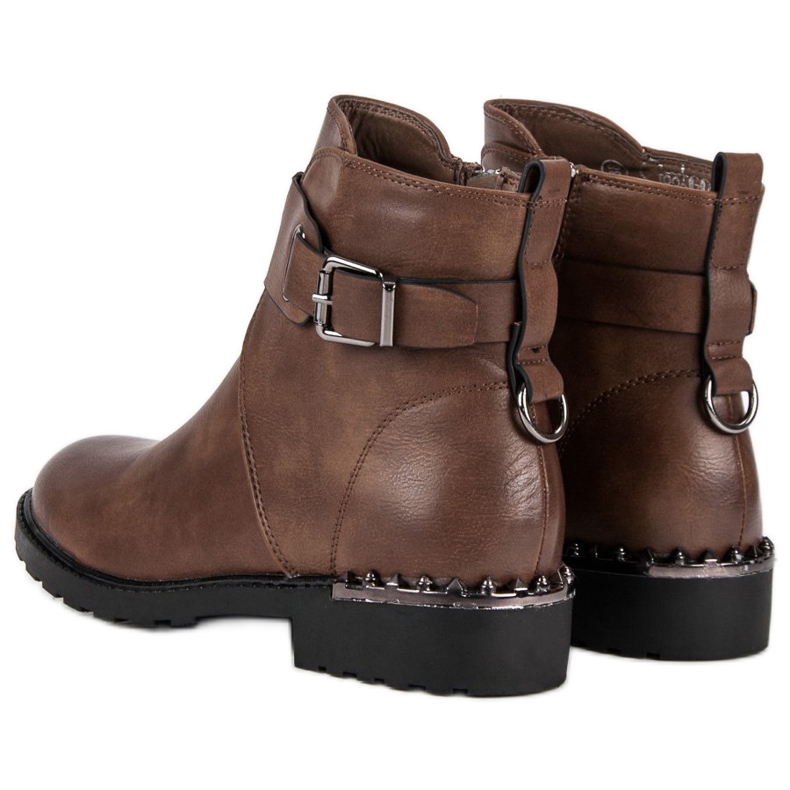 Groto Gogo Cizme confortabile pentru muncitori maro 2