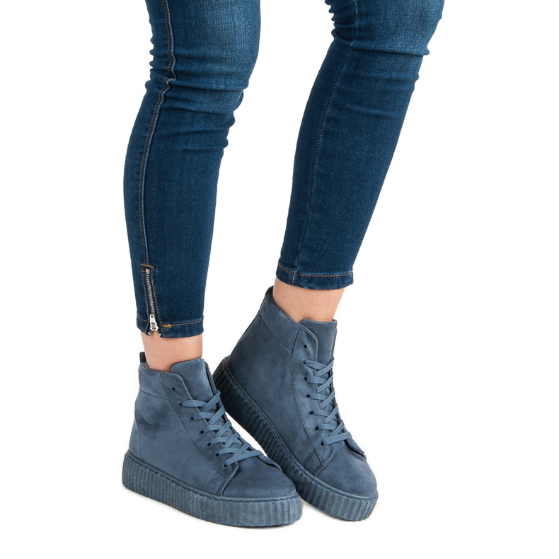 Wilady Adidași peste gleznă albastru 1