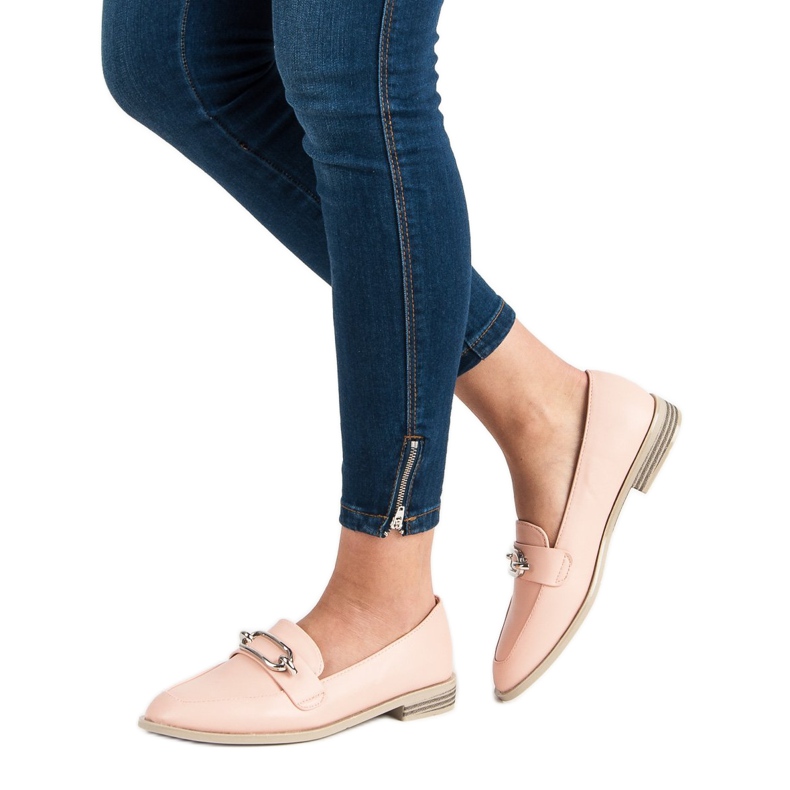 Super Me Mocasini cu pulbere roz 2 Super Me Mocasini cu pulbere roz 2