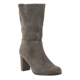 Cizme de culoare închisă Coffe Sergio leone bej 1 Cizme de culoare închisă Coffe Sergio leone bej 1