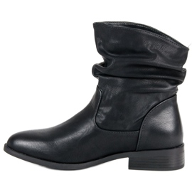 Super Me Cizme negre clasice negru 1