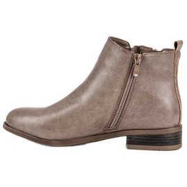 Kayla Cizme bej pe toc plat 1 Kayla Cizme bej pe toc plat 1