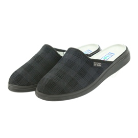 Pantofi barbati Befado 125m papuci, papuci de sanatate negru gri 3