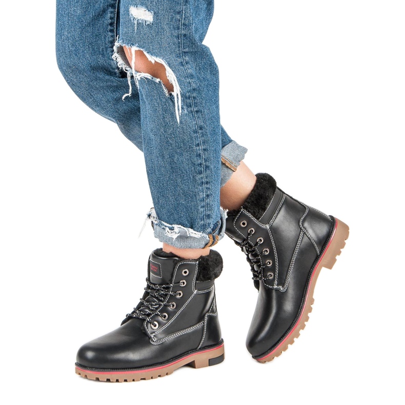 Arrigo Bello Căpșuni de iarnă calzi negru 2