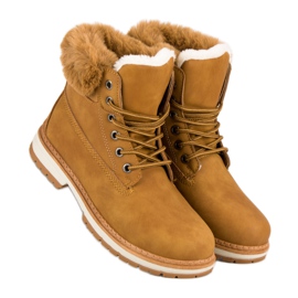 Fgm Paris Căprioare de cămile cu blană maro 1