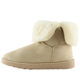 Emusy cu pompon bej SP04P Bej 1