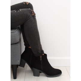 Cizme negre cu toc lat 2013 Negru 2