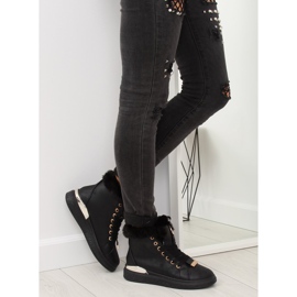 Adidași negri izolați F506 negri negru 2