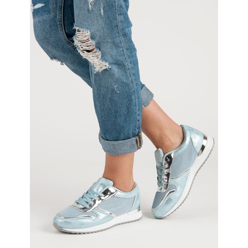 Pantofi sport la modă albastru 2