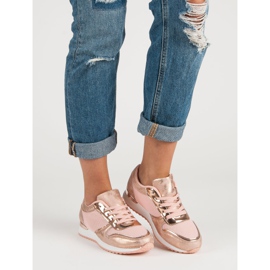 Pantofi sport la modă roz 2 Pantofi sport la modă roz 2