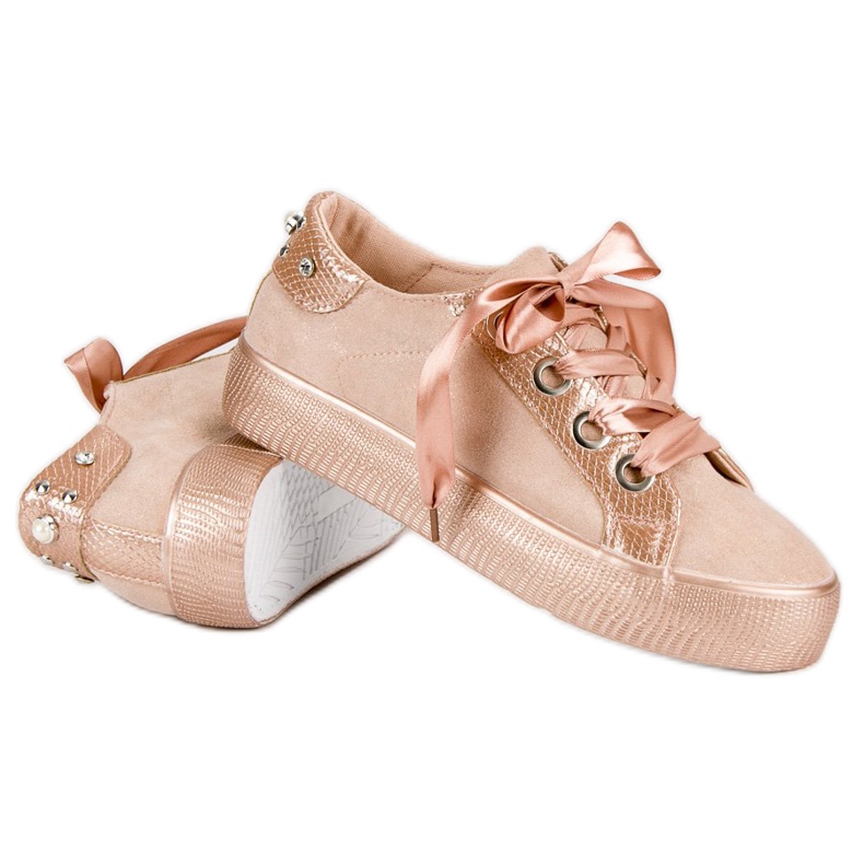 Bestelle Pantofi sport legați gri 1