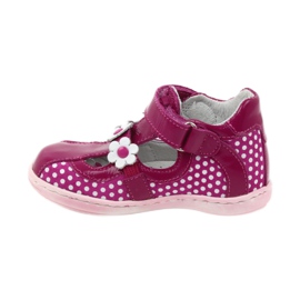 Balerini cu buline cu flori Ren But 267 roz alb 2 Balerini cu buline cu flori Ren But 267 roz alb 2