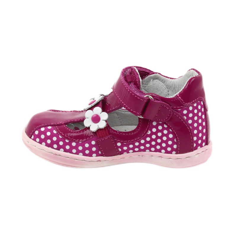 Balerini cu buline cu flori Ren But 267 roz alb 2 Balerini cu buline cu flori Ren But 267 roz alb 2