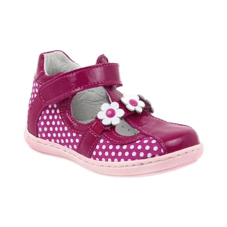 Balerini cu buline cu flori Ren But 267 roz alb 1 Balerini cu buline cu flori Ren But 267 roz alb 1