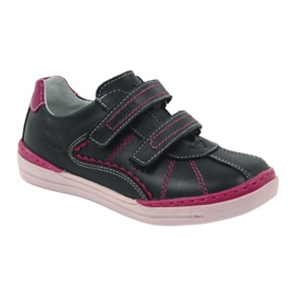 Pantofi copii brogues Ren But 3193 bleumarin multicolor albastru roz 1