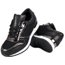 Pantofi sport la modă negru 2