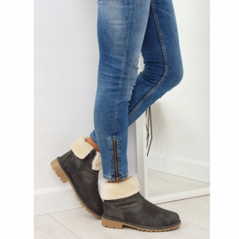 Gri ZY9210 Cizme gri izolate gros 1