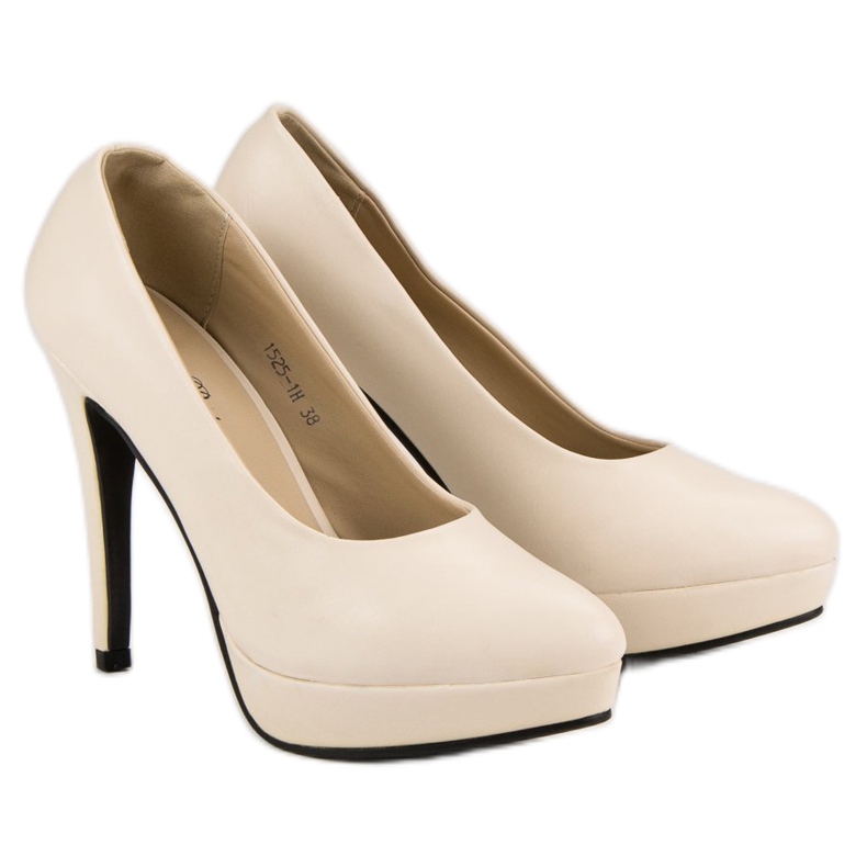 J. Star Tocuri înalte sexy pe peron maro 1