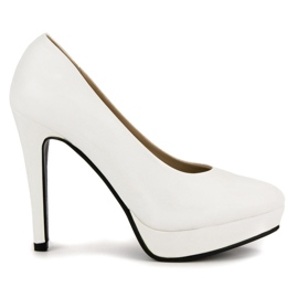 J. Star Tocuri înalte sexy pe peron alb 2