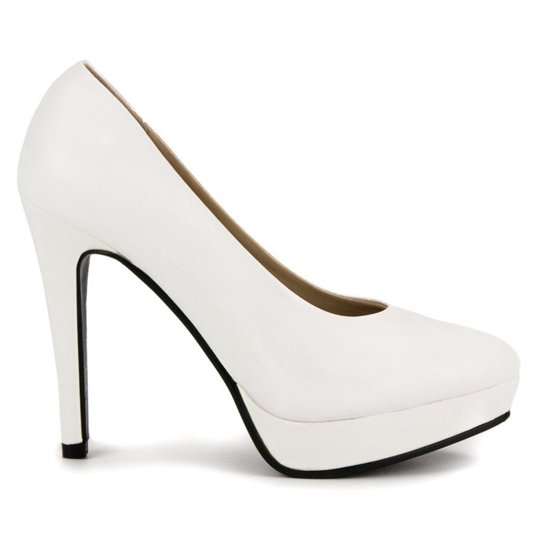 J. Star Tocuri înalte sexy pe peron alb 2