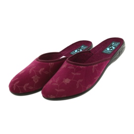 Papuci de velur Adanex 18115 roșu multicolor 2