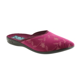 Papuci de velur Adanex 18115 roșu multicolor 1