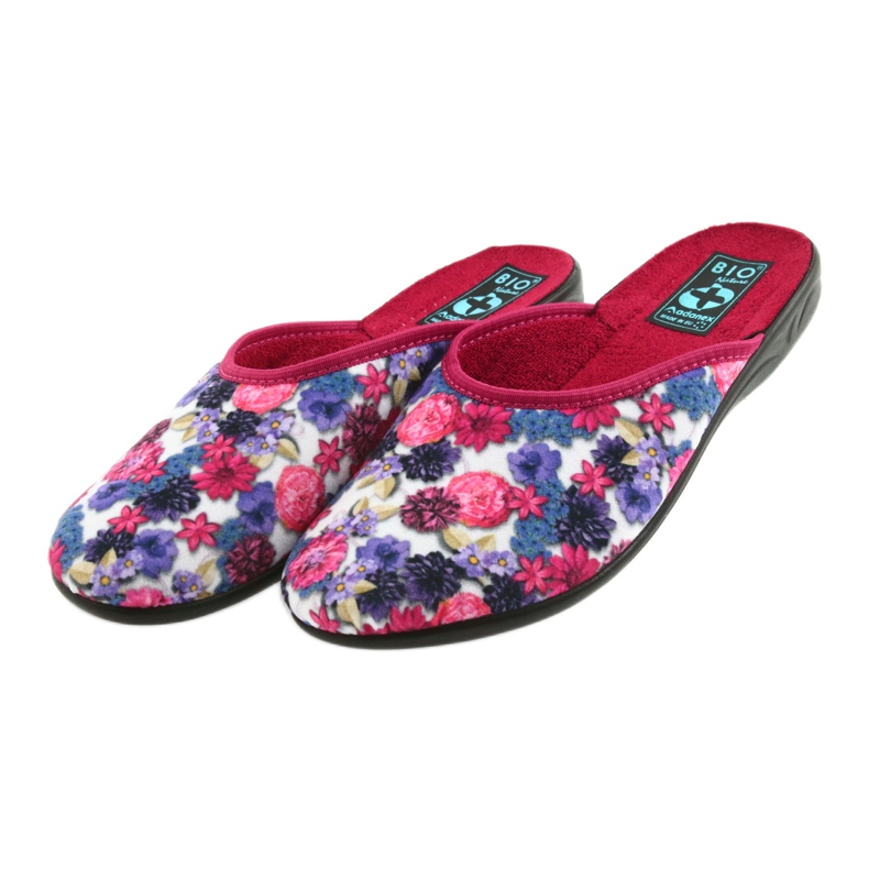 Papuci velur Adanex 23773 multicolor 4 Papuci velur Adanex 23773 multicolor 4