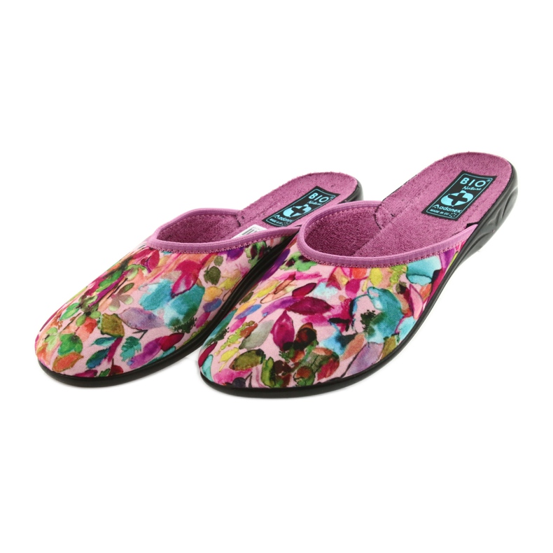 Papuci velur Adanex 23439 multicolor 3