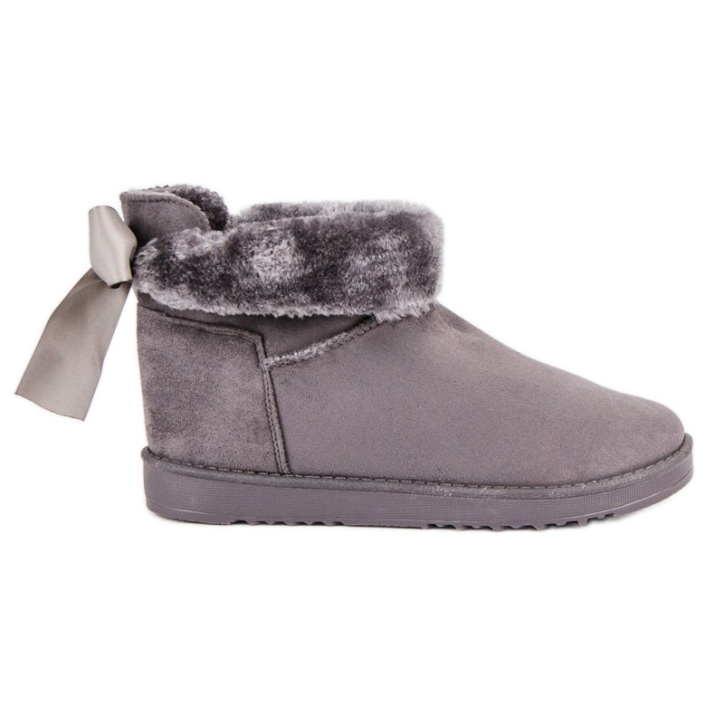 Cizme de zăpadă cu partea superioară gri 1