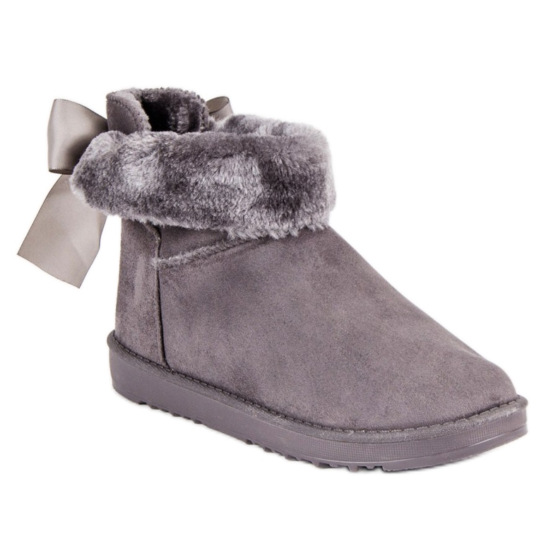 Cizme de zăpadă cu partea superioară gri 2