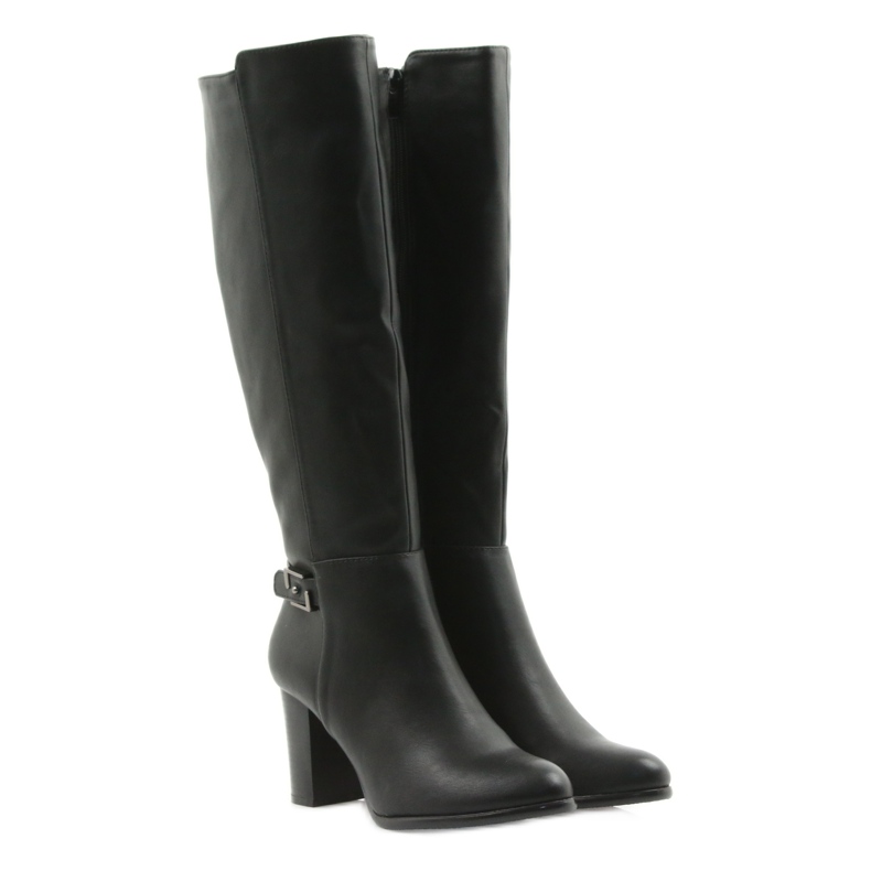 Cizme pe post Sergio Leone negru 4