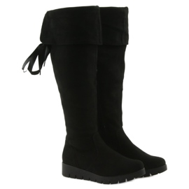 Cizme lungi Filippo negre negru 4